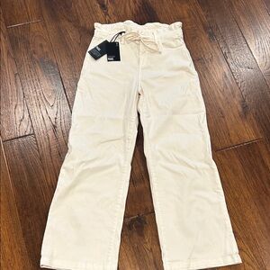 Paige Carly tie waistband jeans NWT